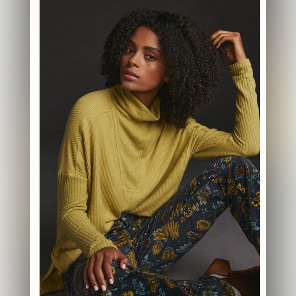 Daily Practice by Anthropologie Turtleneck Tunic Dress Color Moss Size Large - Picture 2 of 10